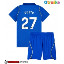 Otroške Nogometnih dresov Chelsea Malo Gusto #27 Domači 2026-27 Kratki rokavi (+ hlače)